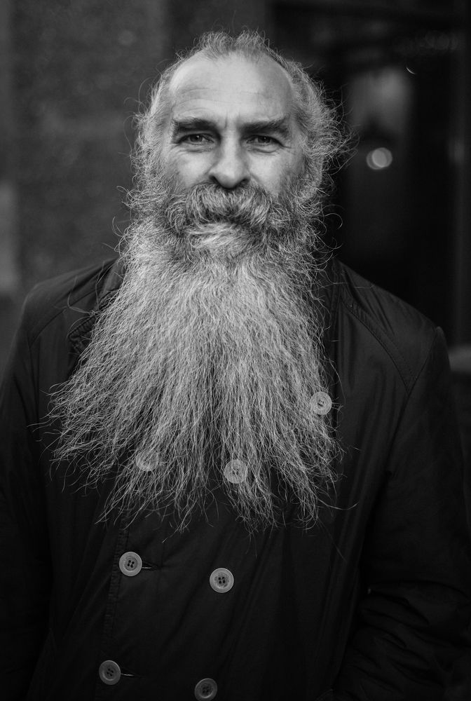 Street portrait of a stranger man