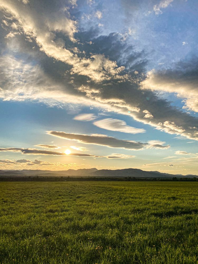 Закат в дороге. Сахалин/Sunset on the road. Sakhalin