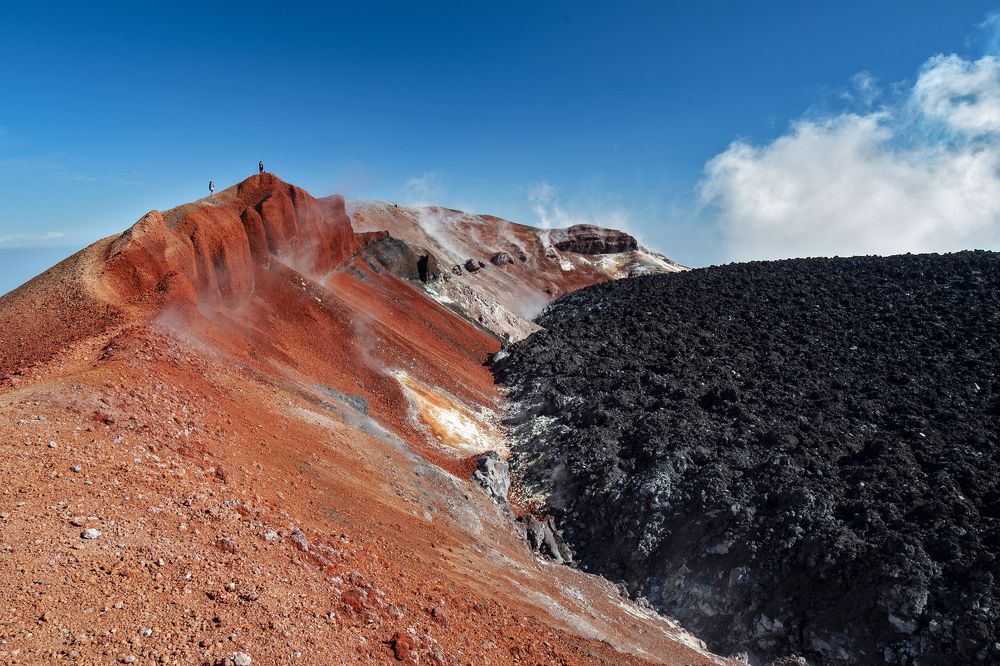 Кратер Авачинского вулкана.