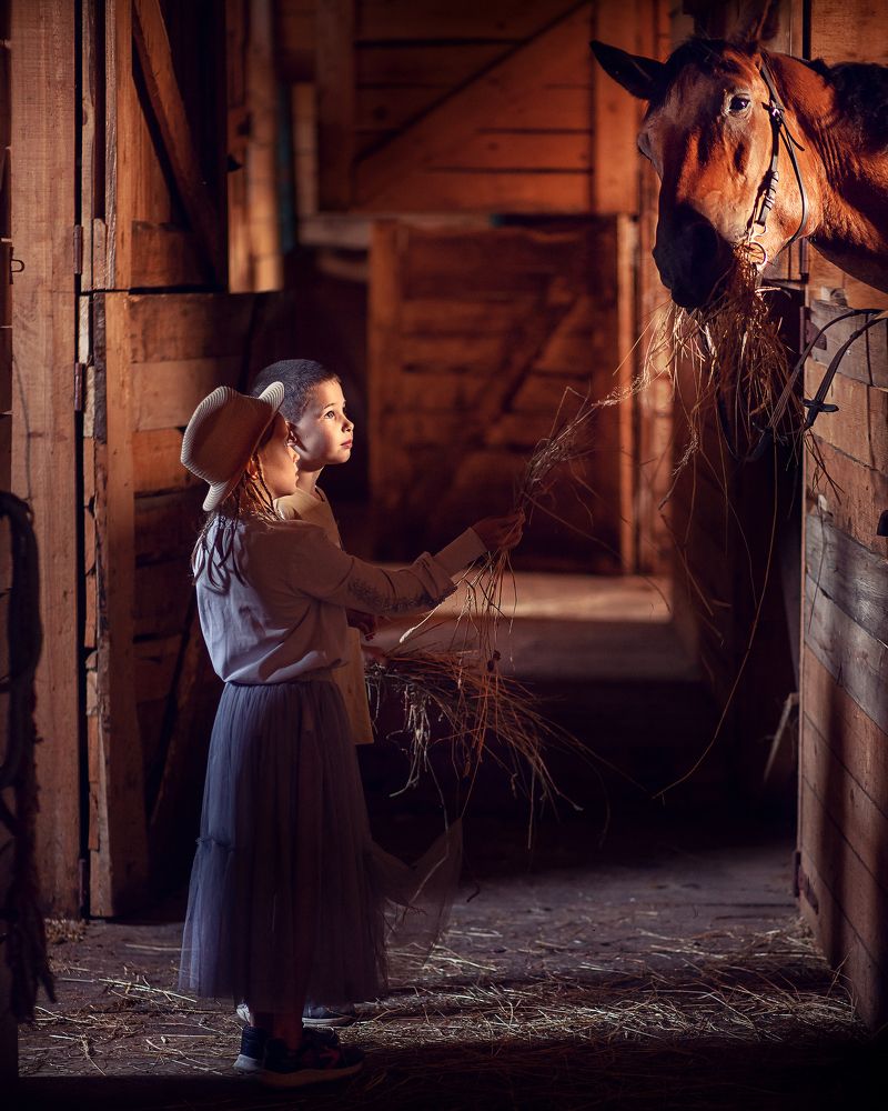 Деревенские дети