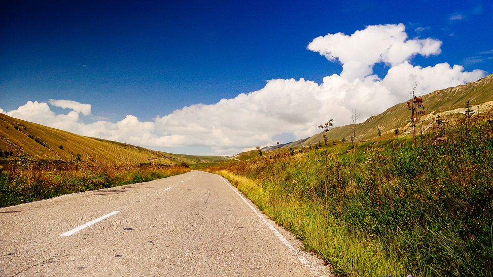 Дорога в горы Хунзах Дагестан