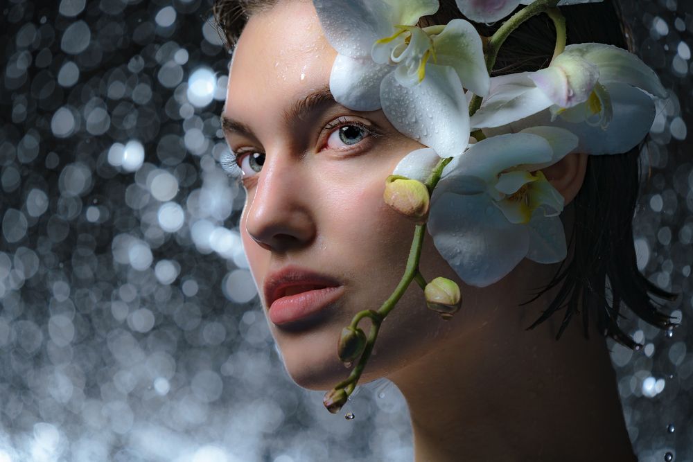 Портрет с орхидей