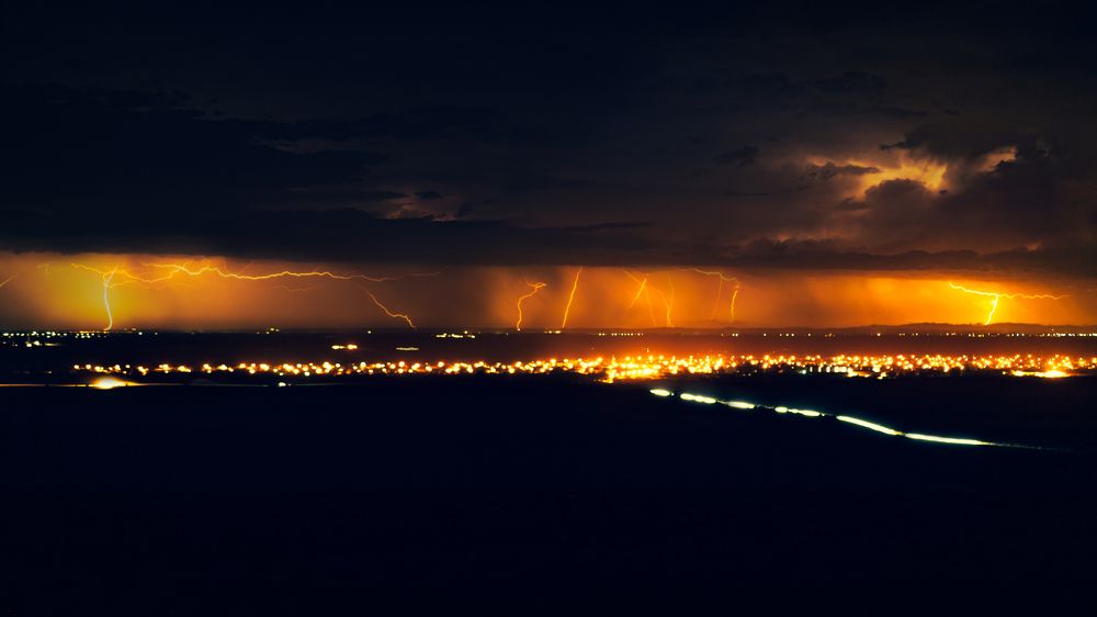 Light above the city