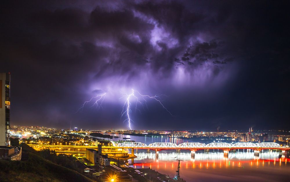 Гроза над Енисеем