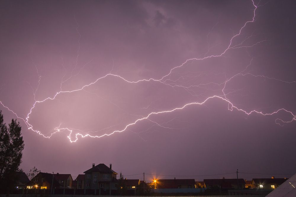 гроза на небе