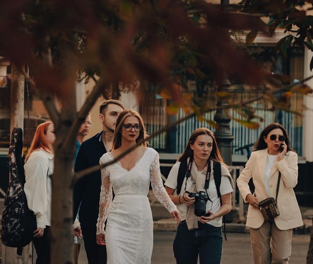 Фотосессия на улице города