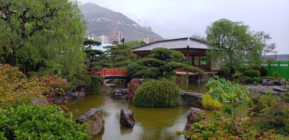 Japonska zahrada. Monaco