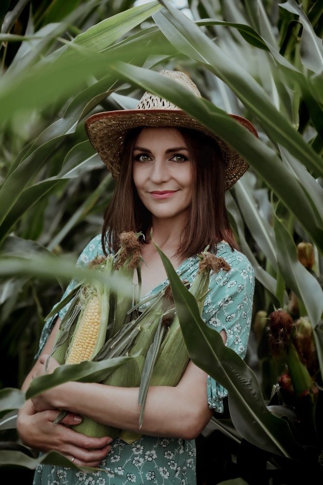 Corn lady