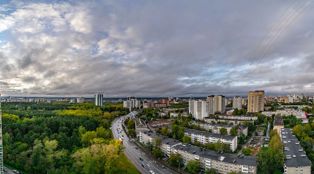 вид с высоты.