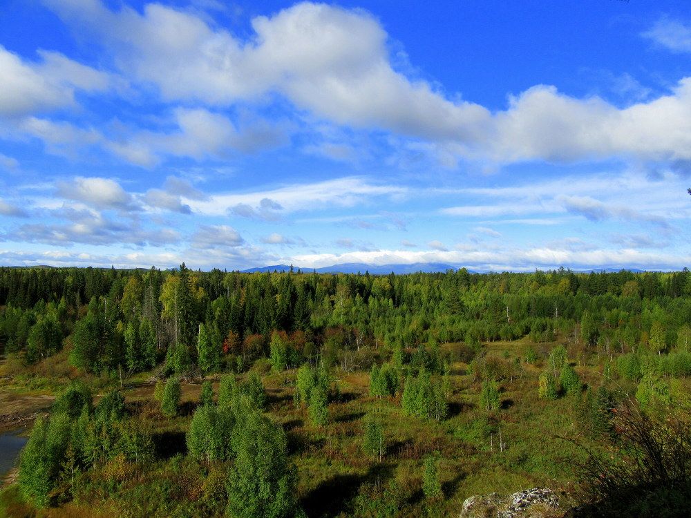 Вид со скалы Святилищной.