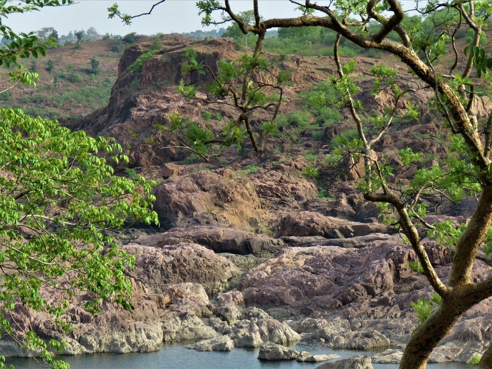 Hill & River near Ken Gharial Sanctuary