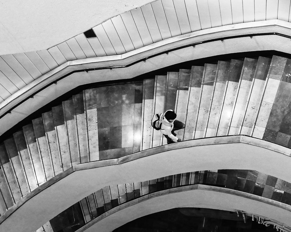 Un escalón a la vez.