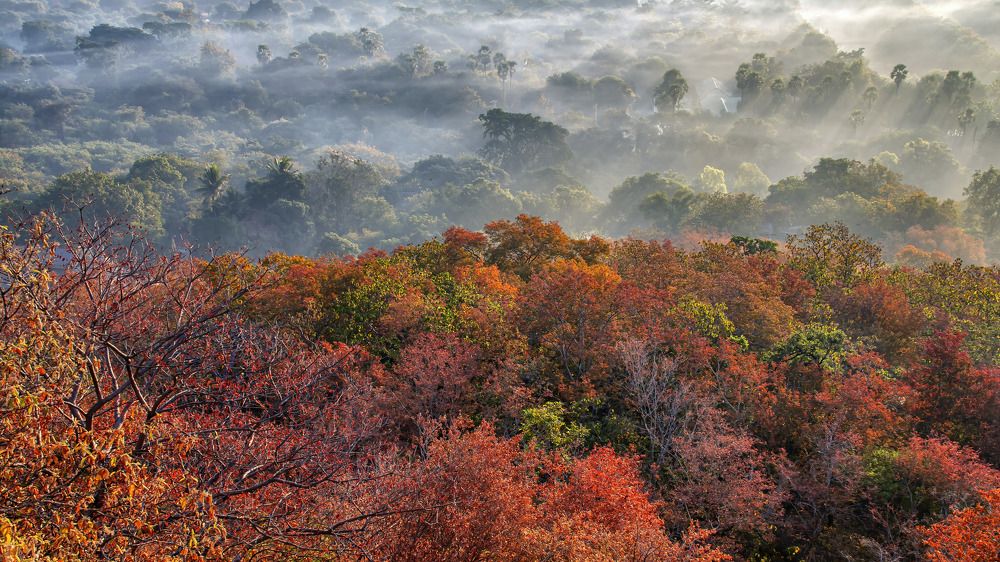 Beauty morning of Mandalay Hill