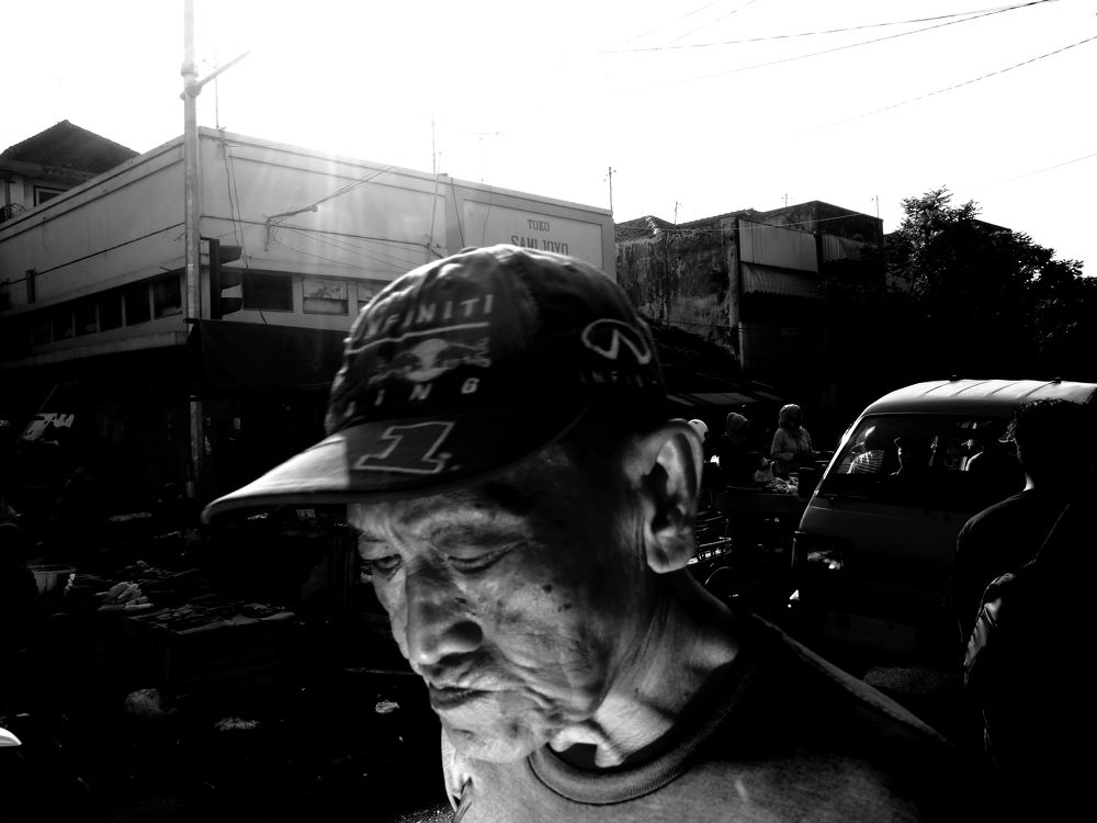 An old face on the street