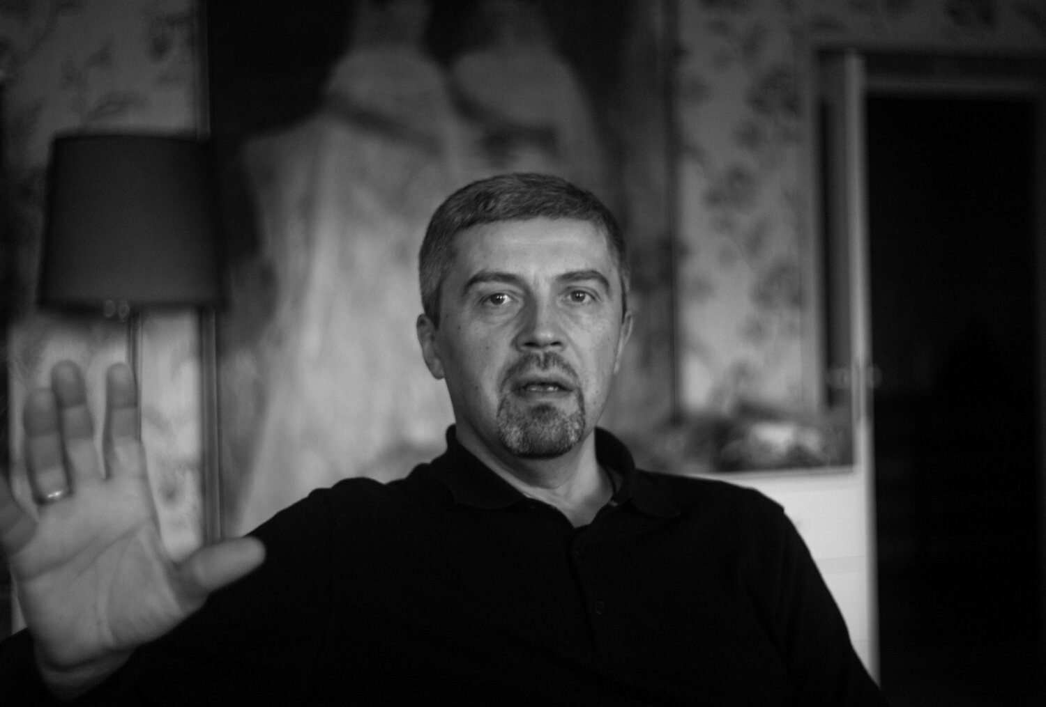 Вечерняя беседа с приятелем.