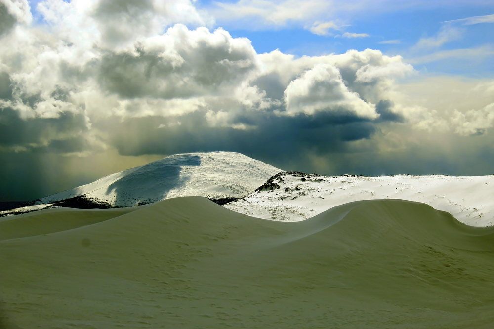 Метель в горах.