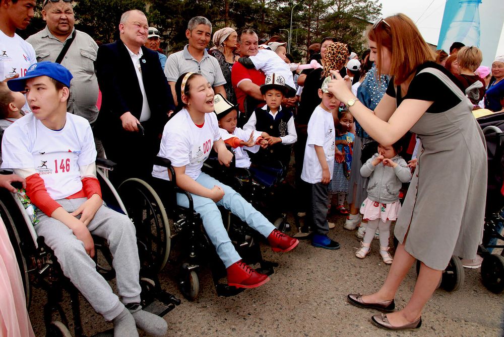 Интервью с коляски