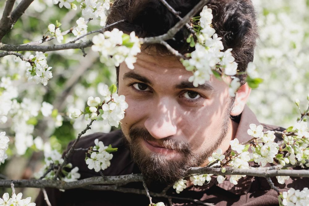 Цветущая черёмуха