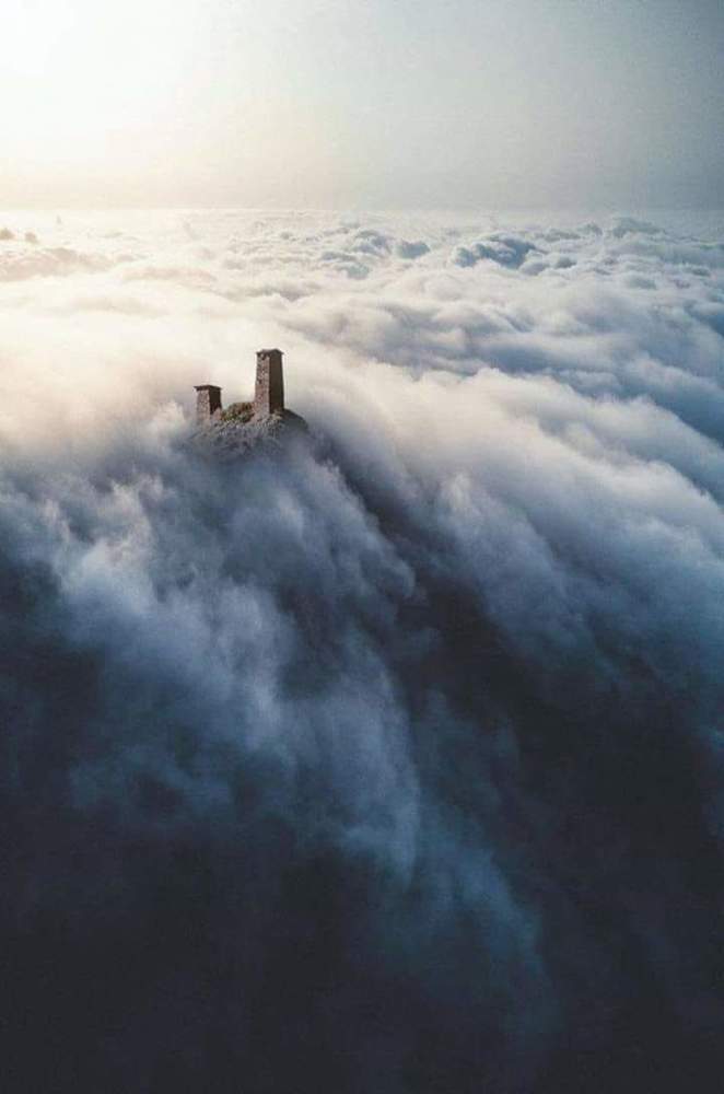 Туман в горной Сванети