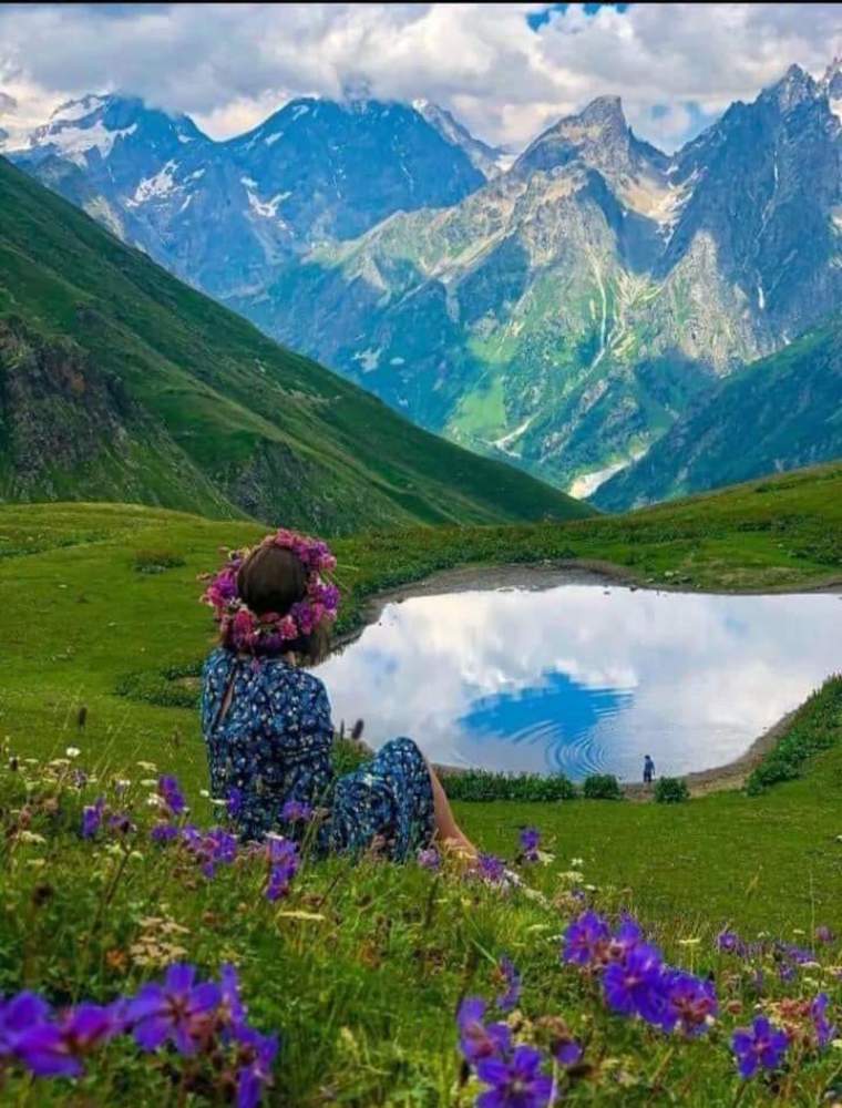 Горное озеро Тушети