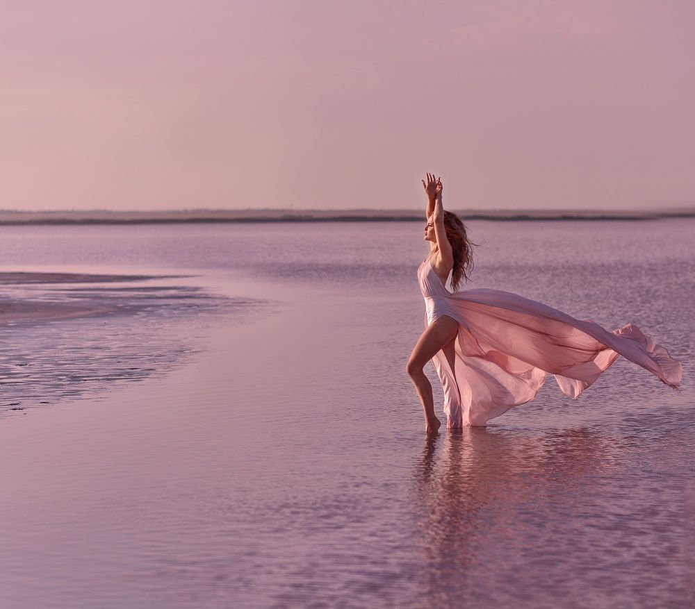 Розовое озеро Крым❤️