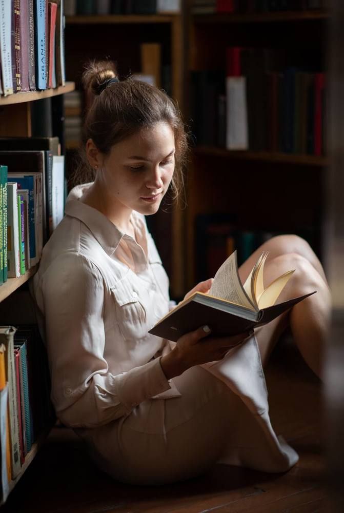 В библиотеке