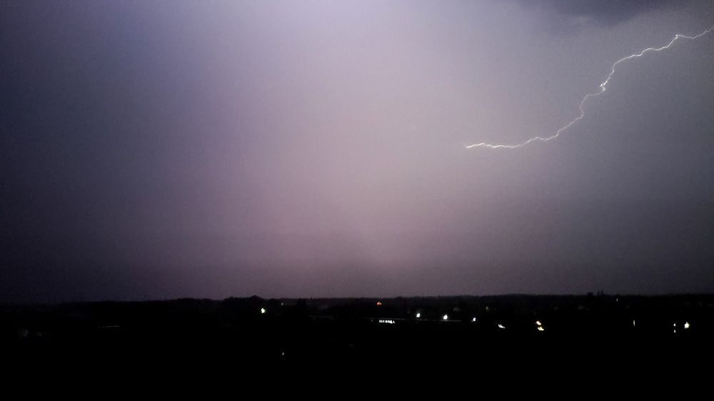 Night thunderstorm