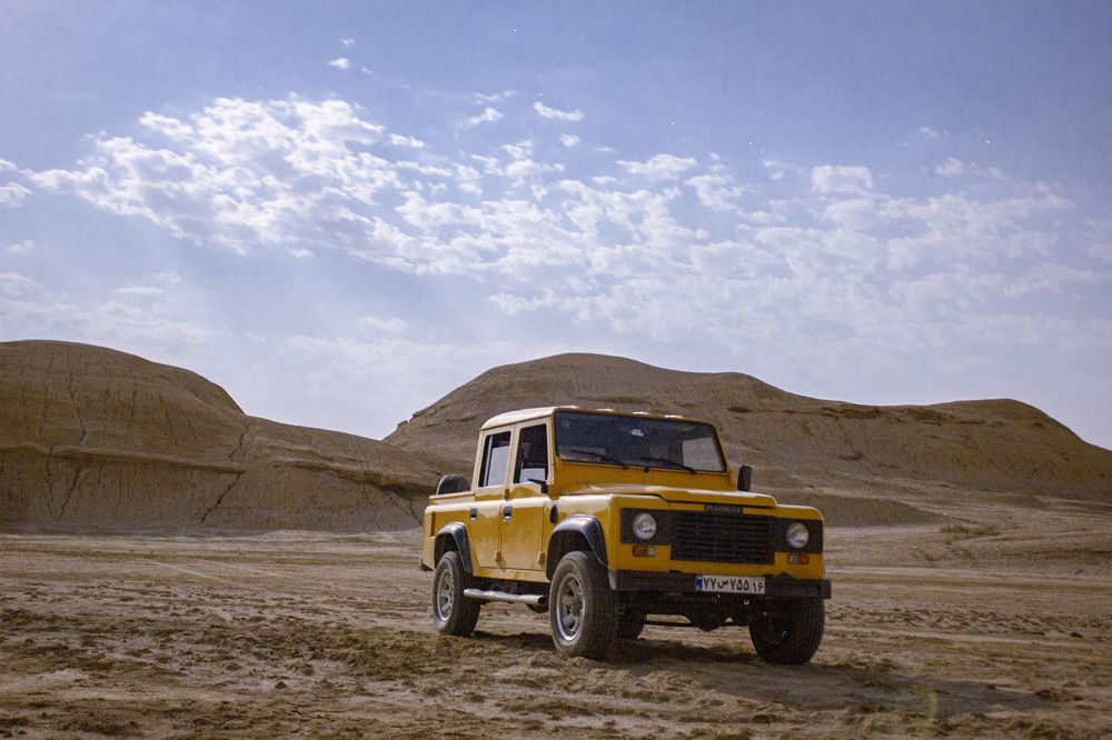 لندور در یک شب مهتابی کویر