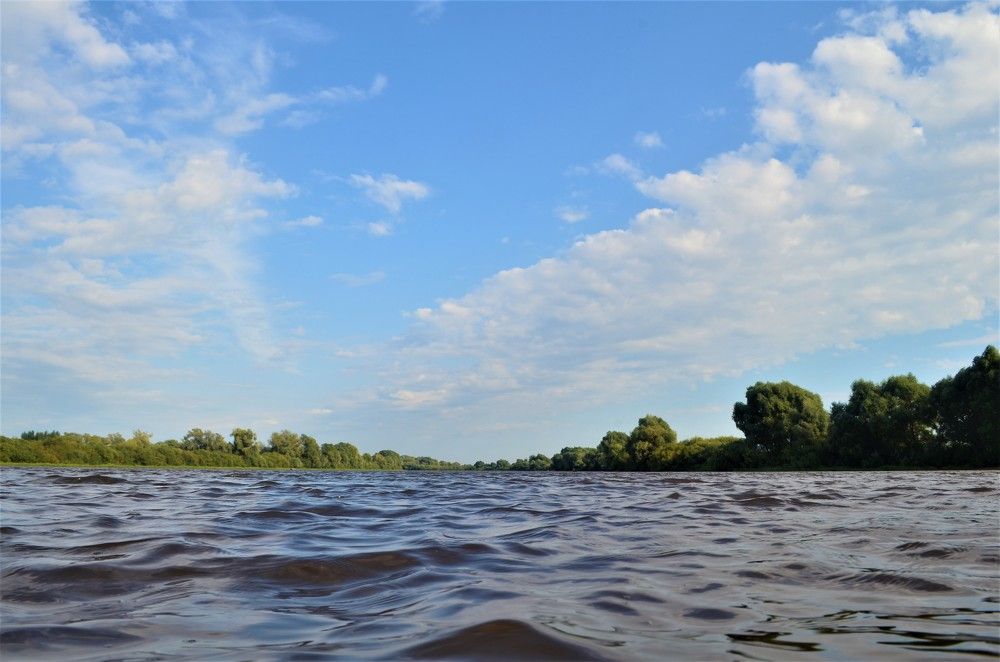 Разветвление реки Мста и Сиверсова канала