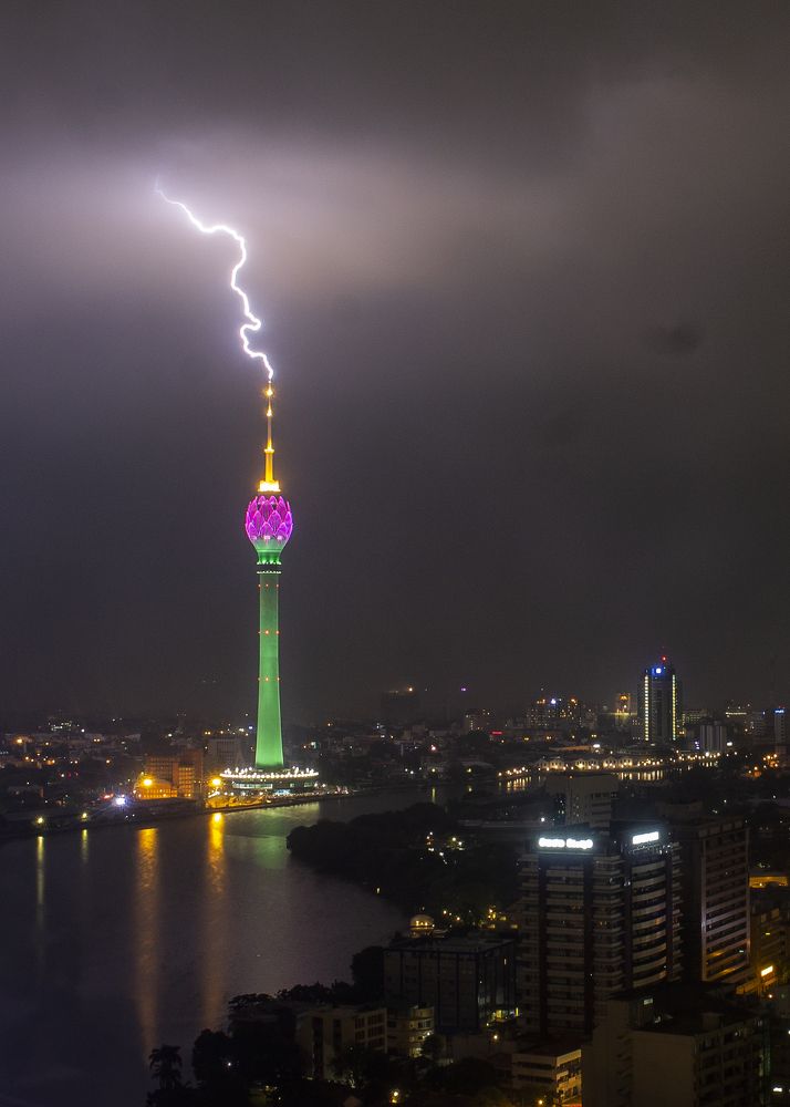 Lightning to the lotus