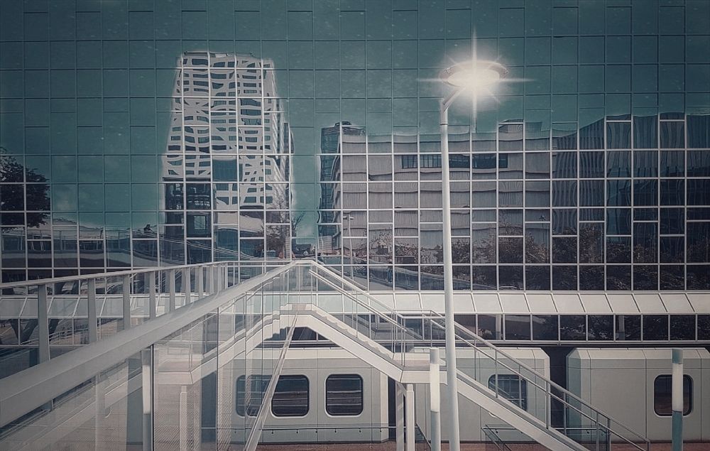 Nighttime Glossy Arch