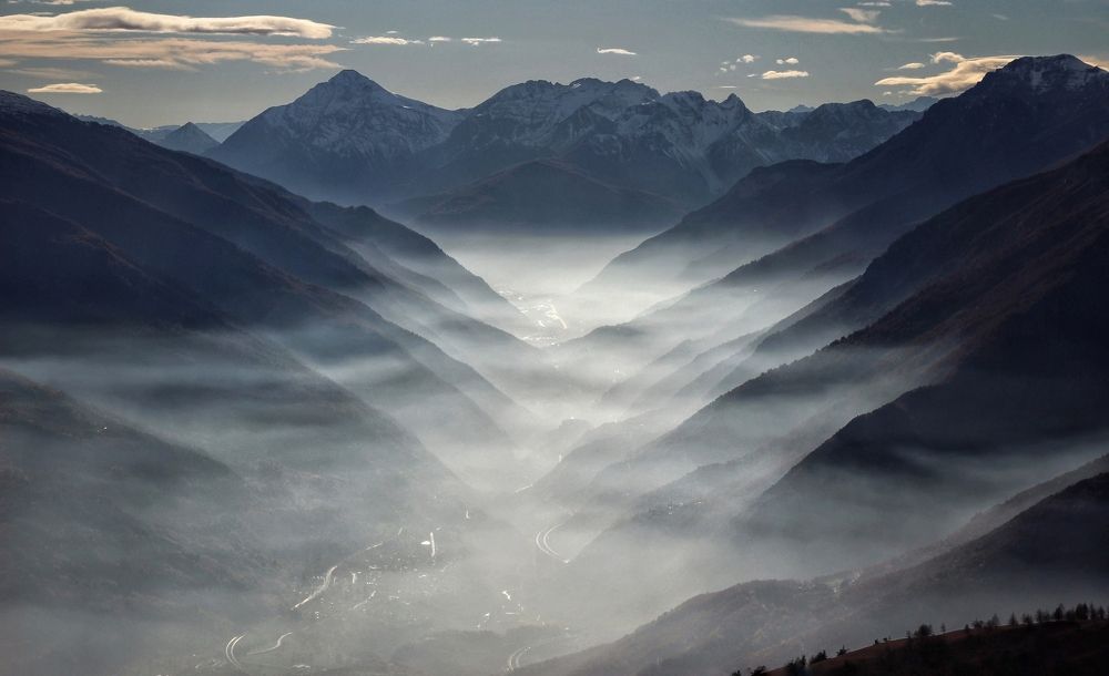 Un fiume di nebbia e i suoi affluenti