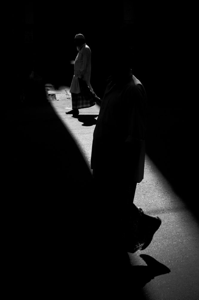 To shine you need darkness