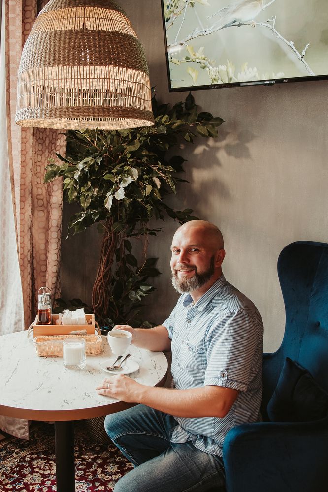 Обед бородача