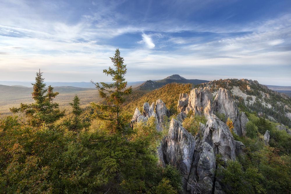 Ancient Ural mountains