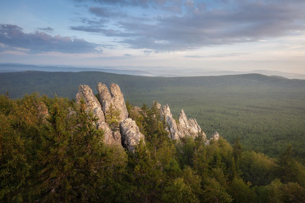 Ancient Ural mountains