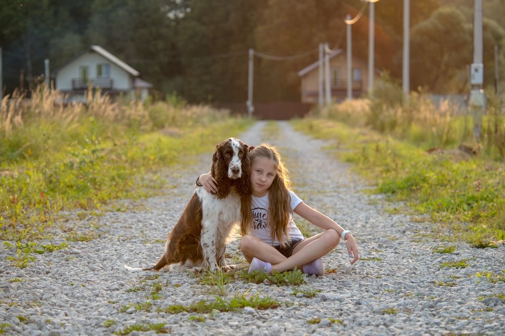 С любимым питомцем