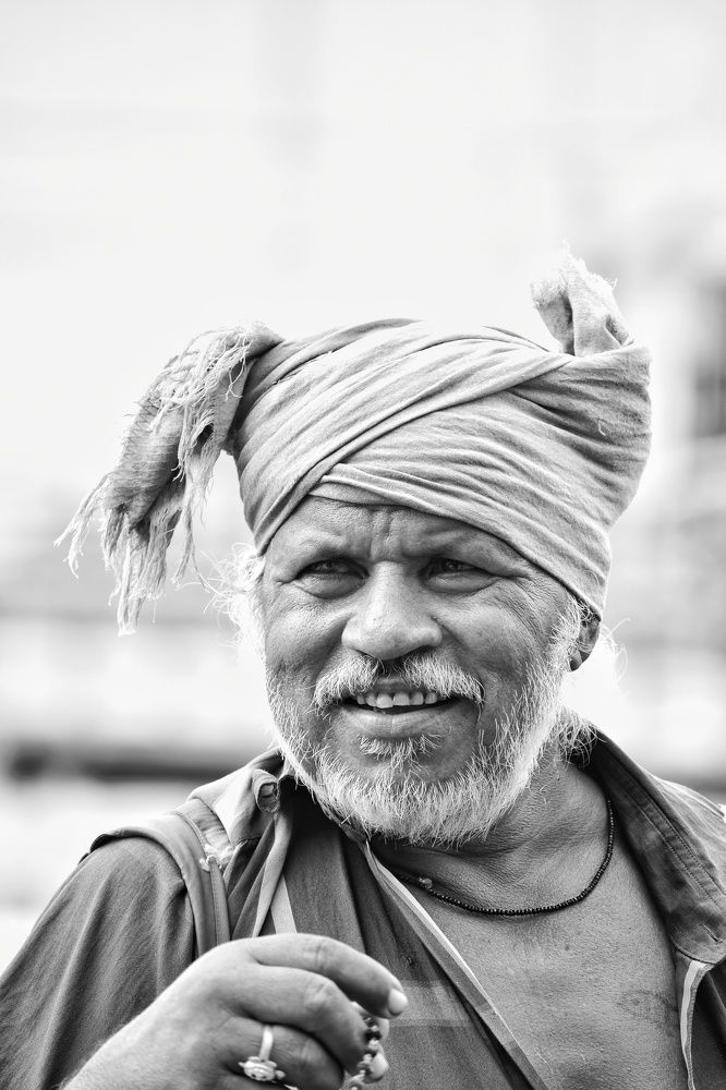 Man with smile