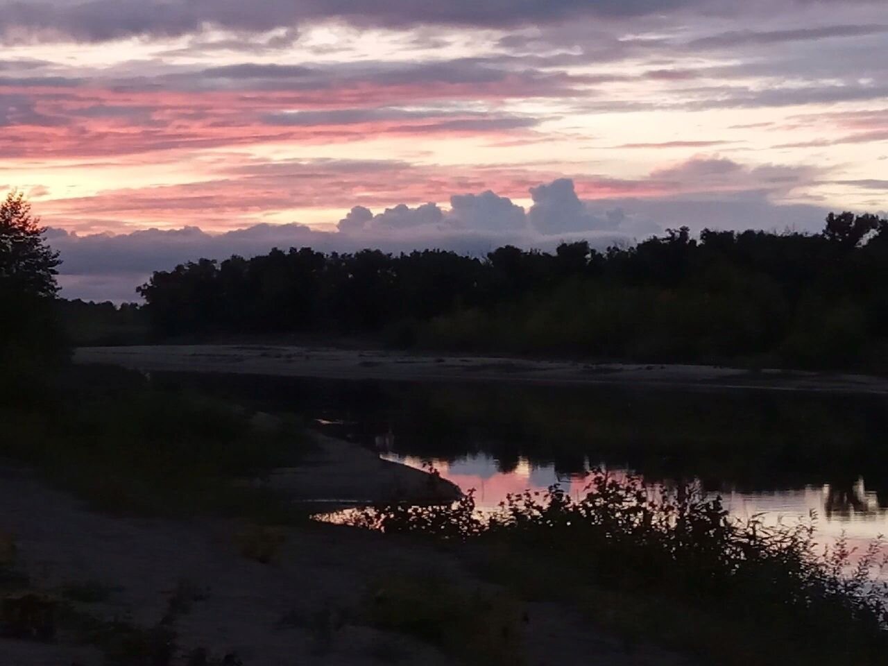 Закат.