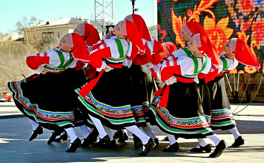 Движение в танце.