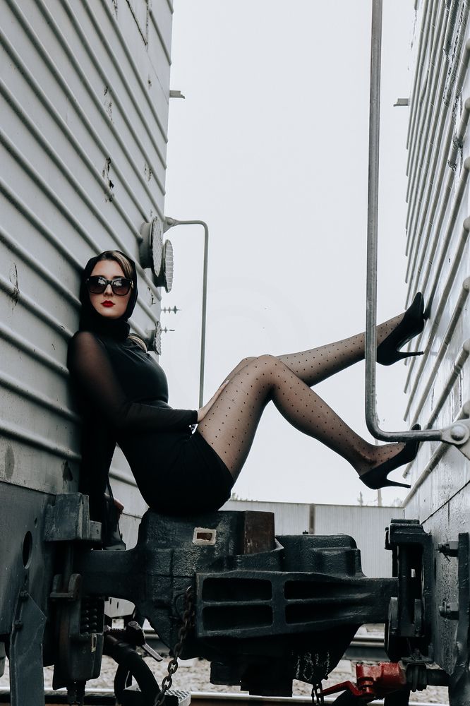 На железной дороге