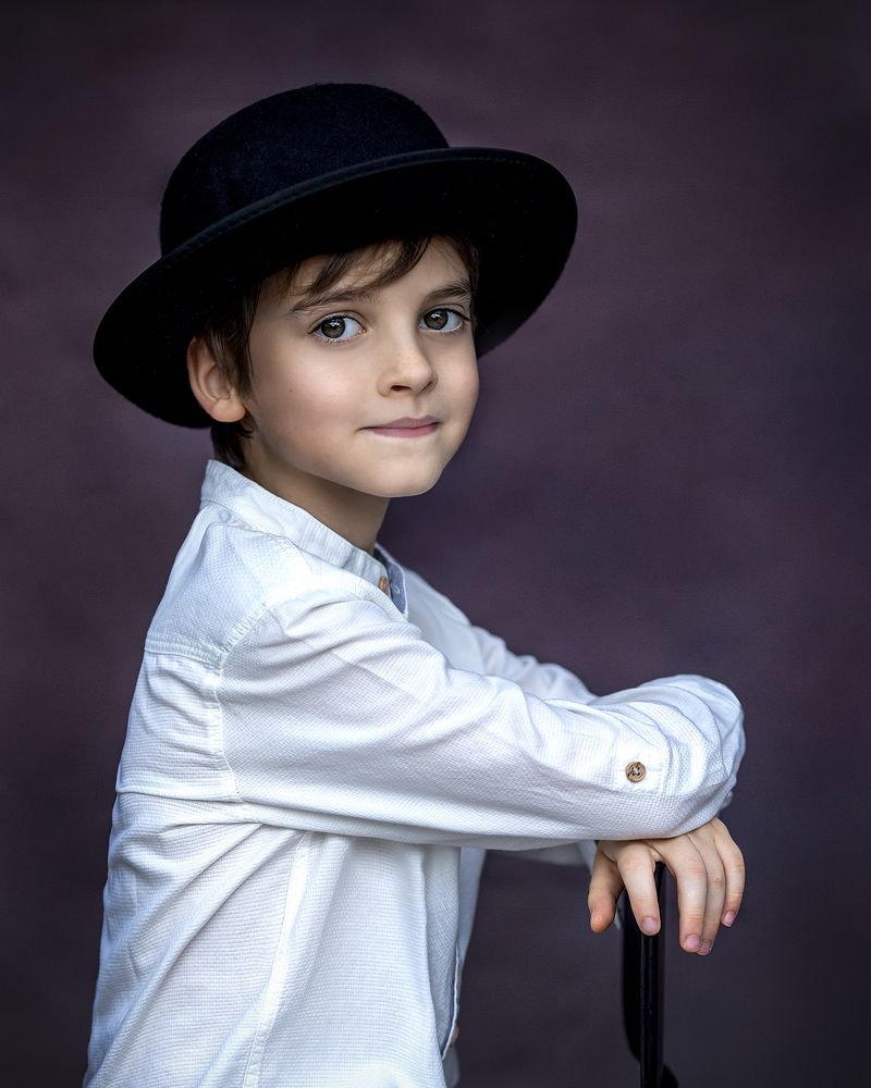 Boy in a hat
