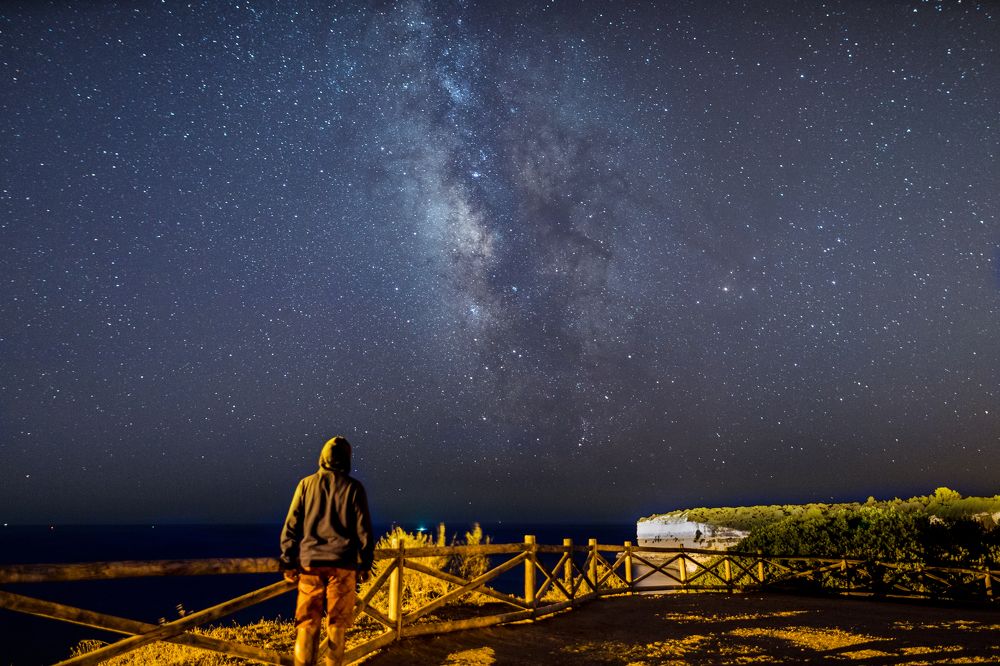 looking to the Milky Way