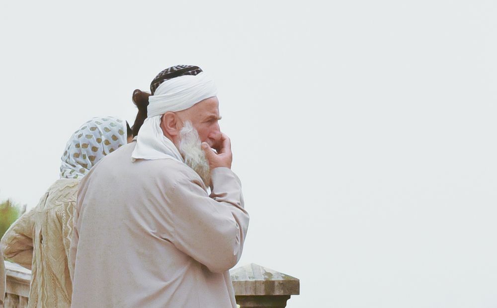 People at Topkapi Palace in Istanbul