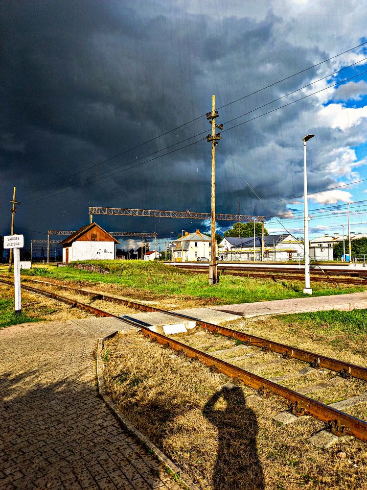 Дорога в дождь