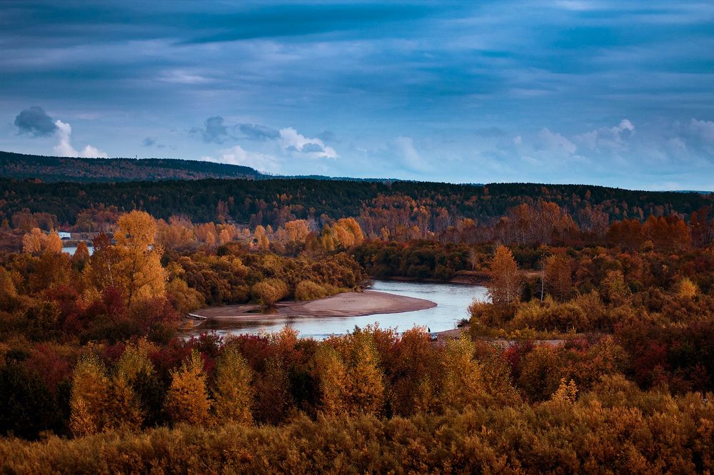 Осенний пейзаж. Сибирь.