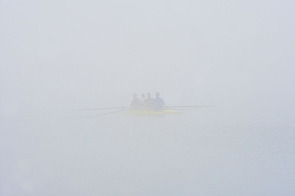 Paddling on clouds