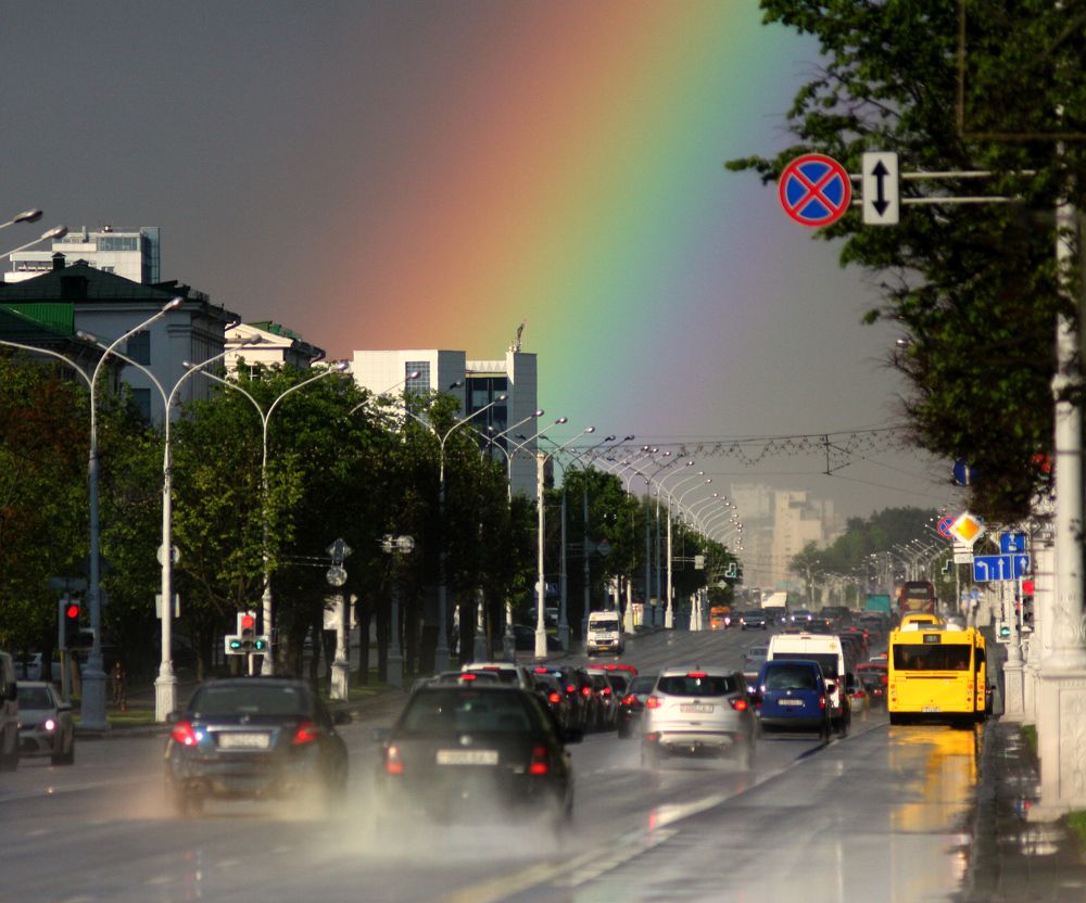 Радуга в час-пик
