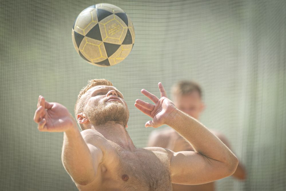 Футволлей на Воробьевых горах