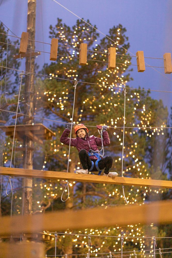 rope park Urdel. Yakutsk Russia